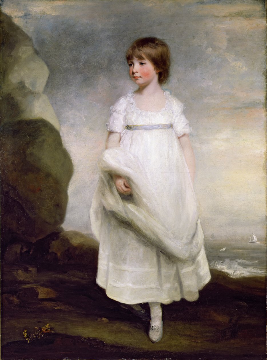 Retrato de Anne Isabella Milbanke (1792-1860), más tarde Lady Byron, c.1800 (óleo sobre lienzo) de John Hoppner