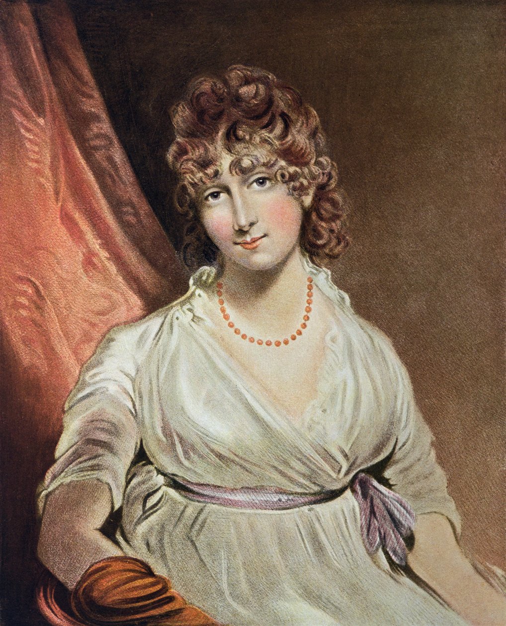 Retrato de la Honorable Sra. Bouverie grabado por I.R Smith de John Hoppner