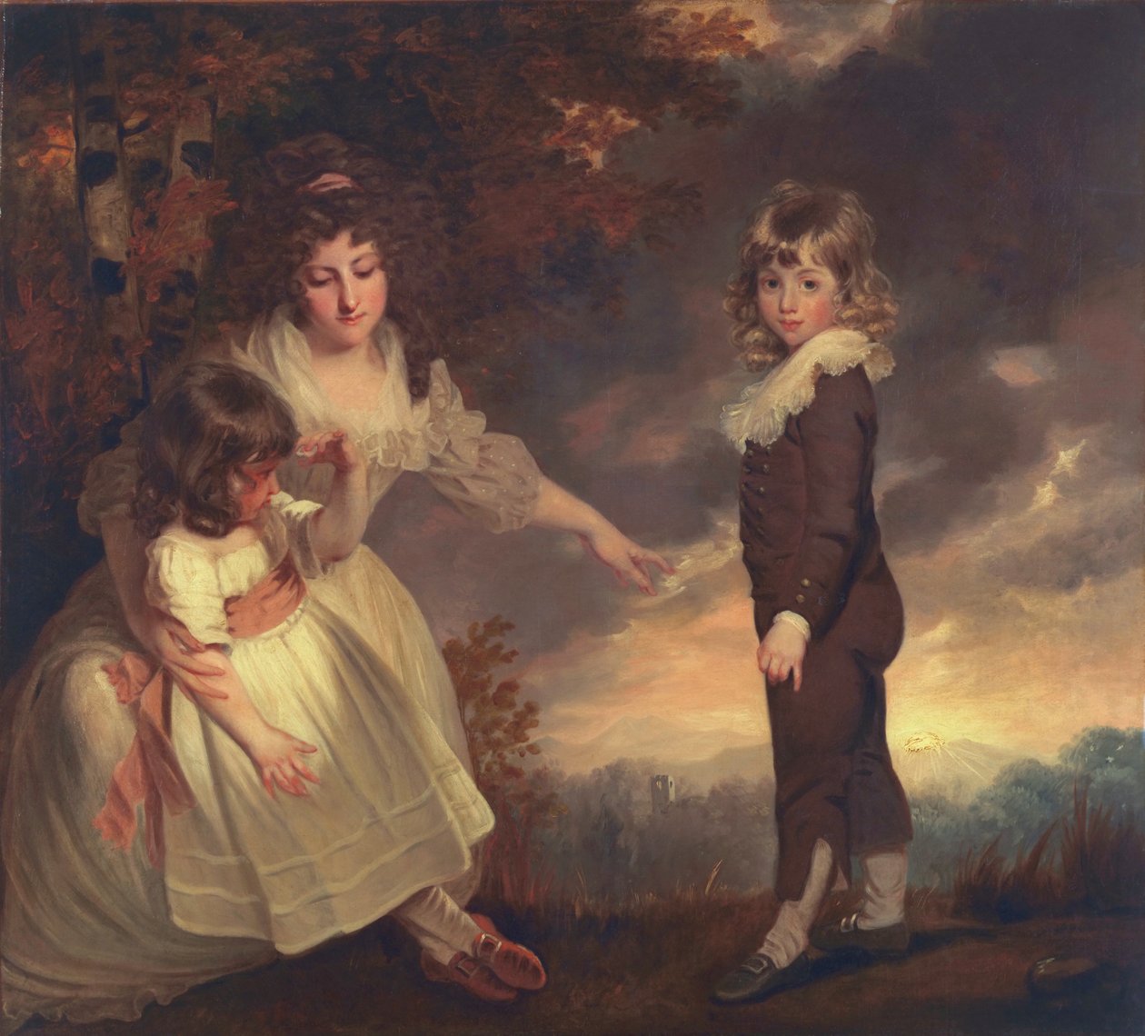 Susannah, Philip Lake y Maria Godsal: Los niños Godsal, 1789 de John Hoppner