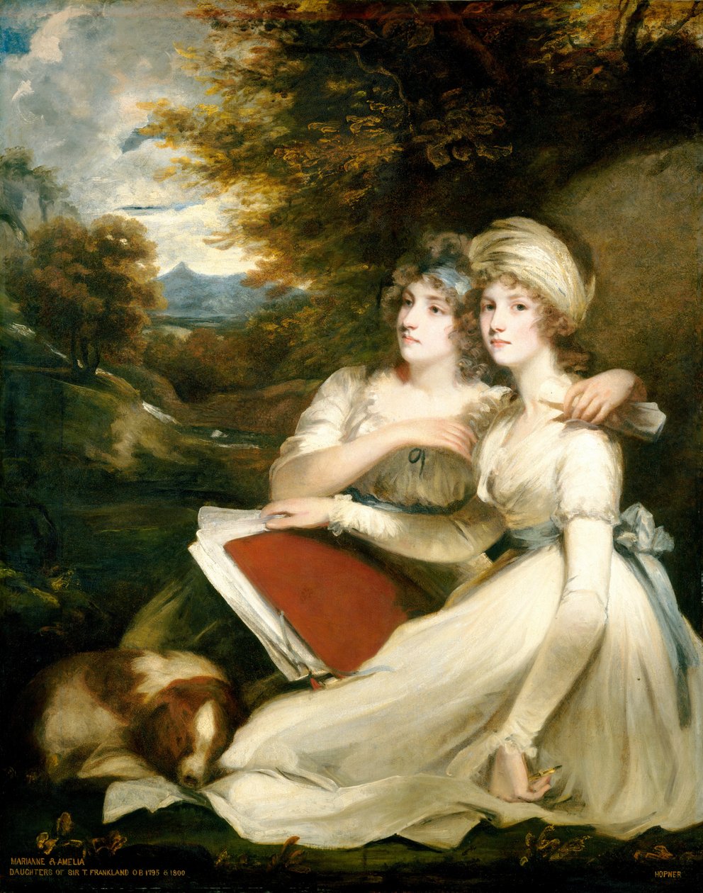 Las hermanas Frankland de John Hoppner