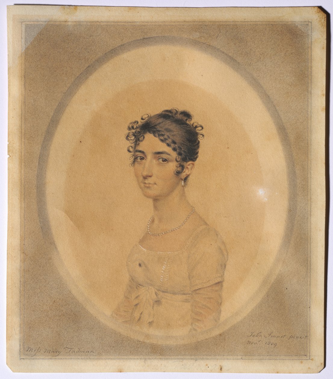 Portrait of Miss Mary Tadman de John I Smart