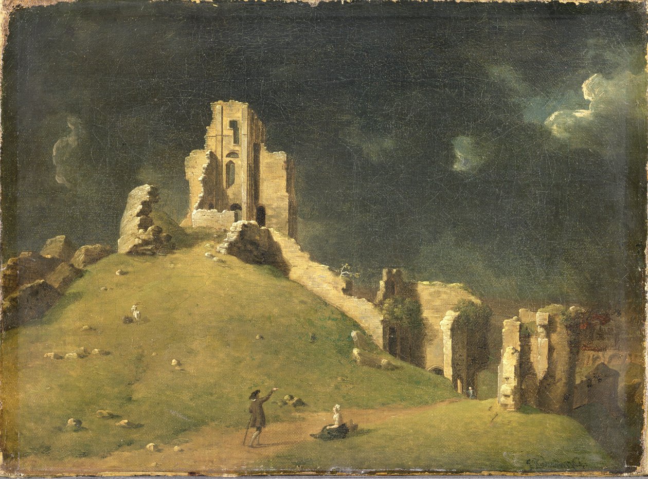 Castillo de Corfe, Dorset de John Inigo Richards