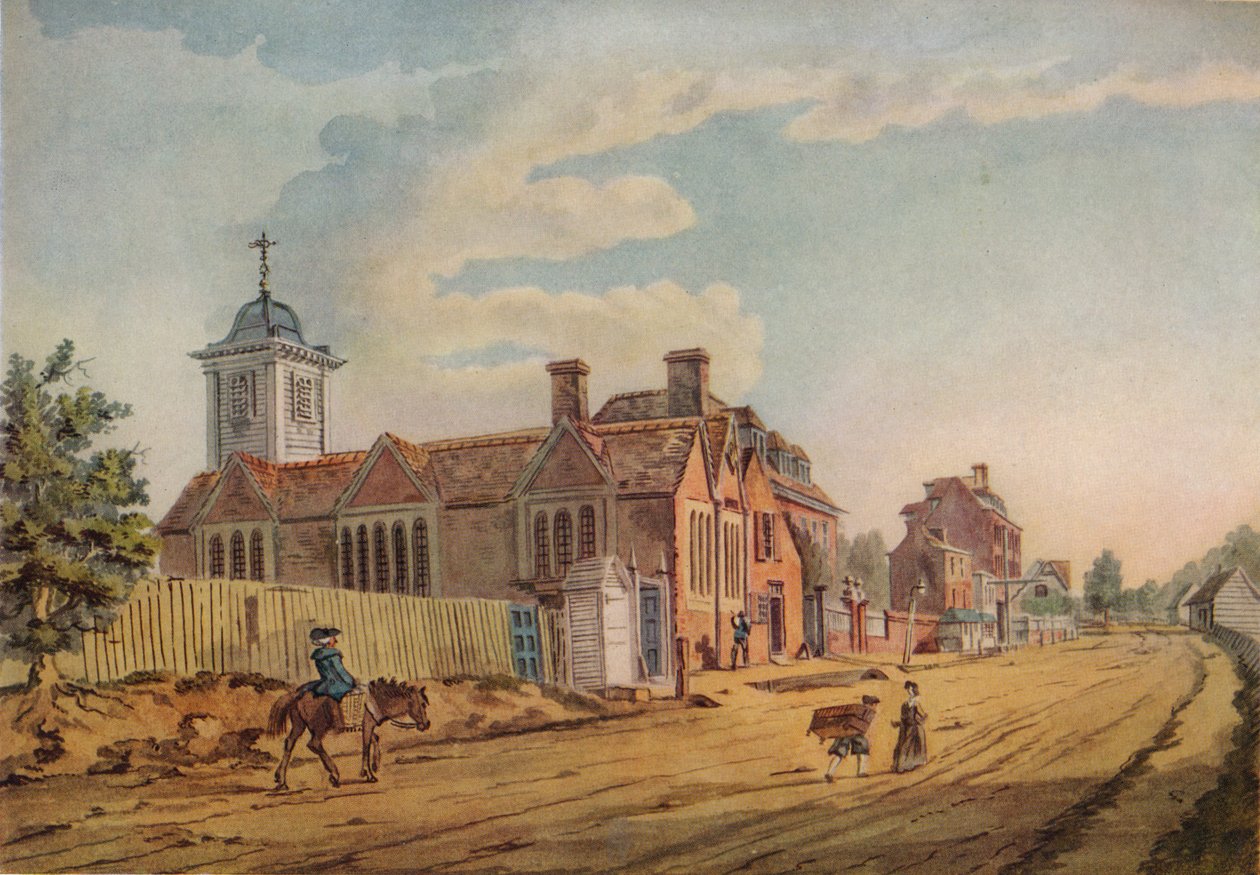 La Capilla Vieja, Kentish Town, c1770, 1925 de John Inigo Richards