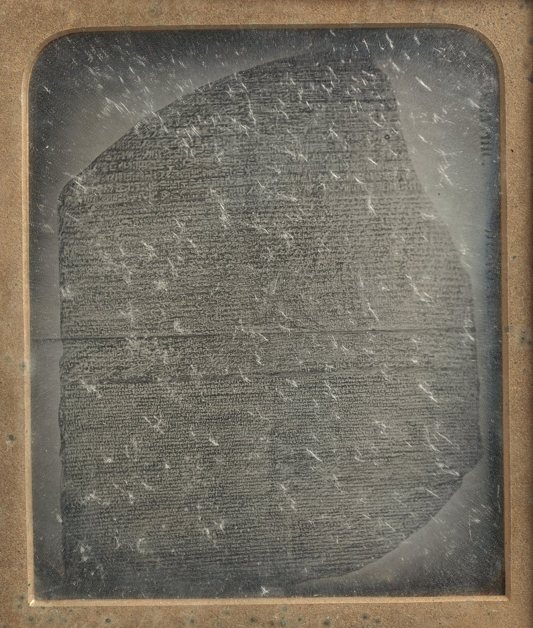 Copia de la Piedra de Rosetta, 1846-52 de John Jabez Edwin Mayall