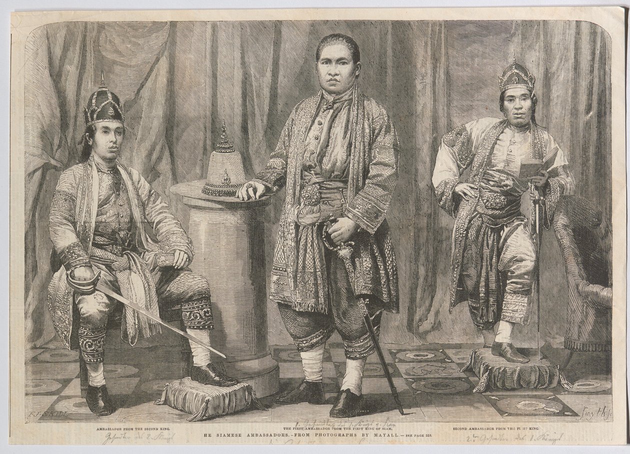 S.E. (¡sic!) Embajadores siameses de John Jabez Edwin Mayall