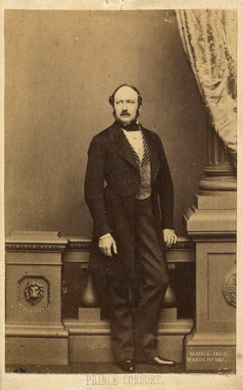 Príncipe Consorte. [Francisco Carlos Augusto Manuel Alberto, Príncipe de Sajonia-Coburgo-Gotha] de John Jabez Edwin Mayall