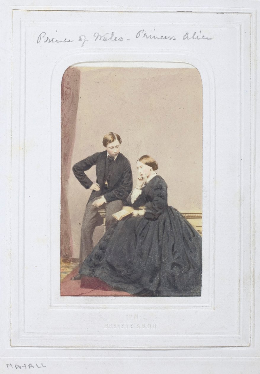 El Príncipe de Gales y la Princesa Alicia de John Jabez Edwin Mayall