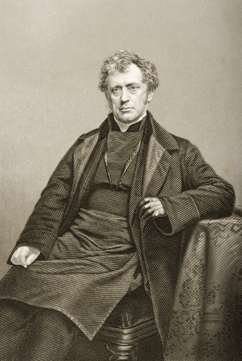 James Prince Lee (1804-69) grabado por D.J. Pound a partir de una fotografía, de 