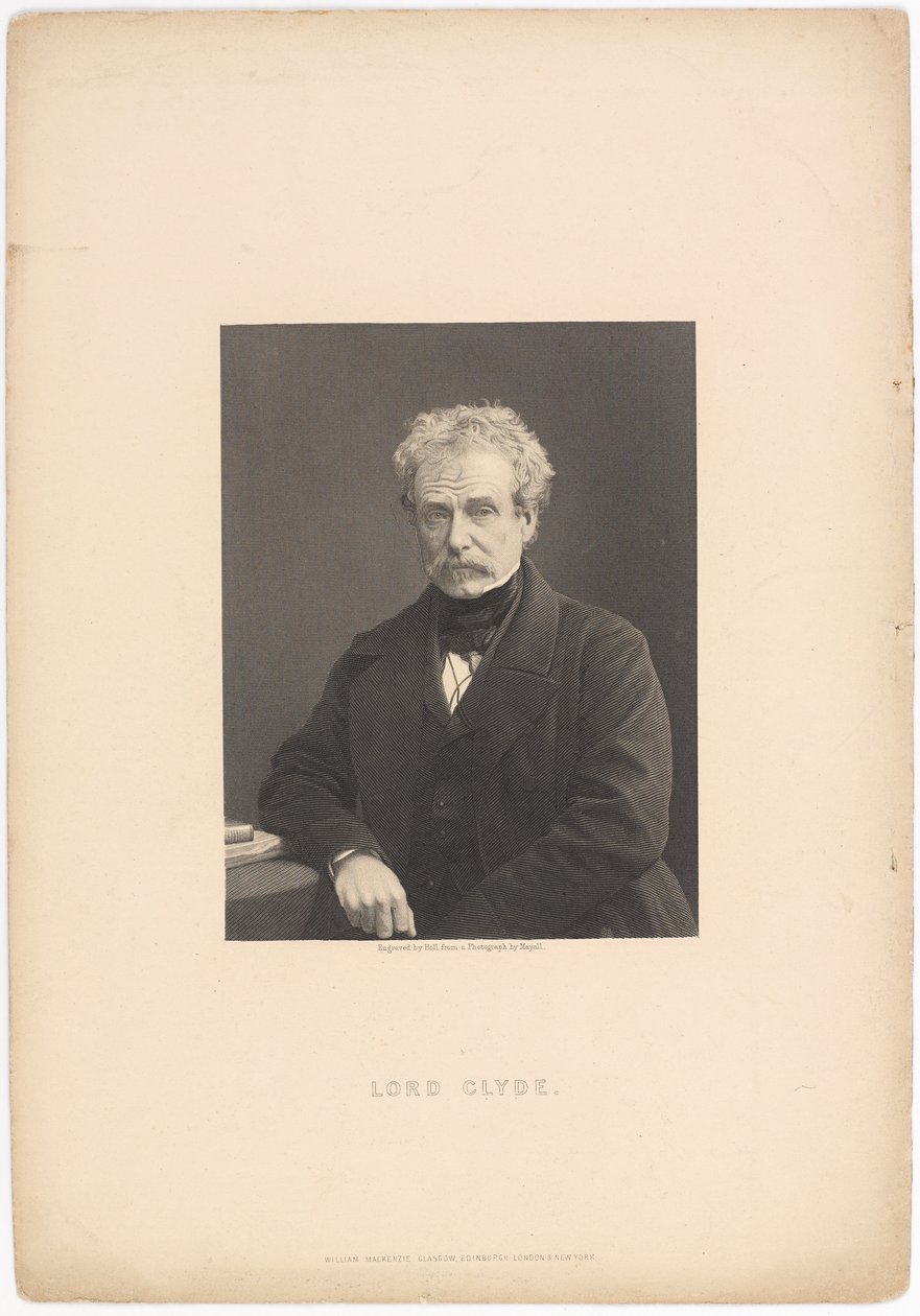 Lord Clyde, circa 1856 de John Jabez Edwin Paisley Mayall