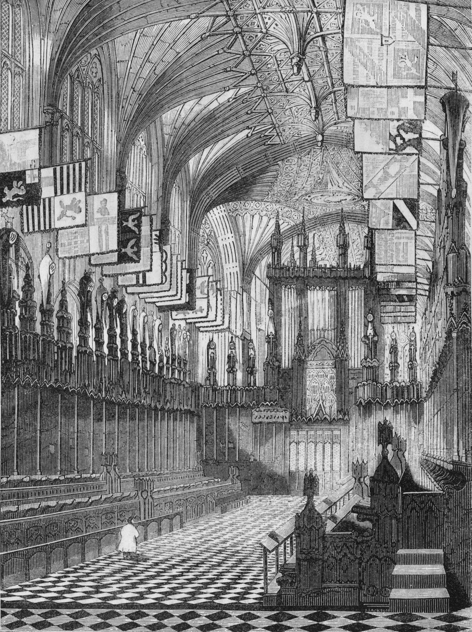 Capilla de San Jorge, Windsor, 1845 de John Jackson