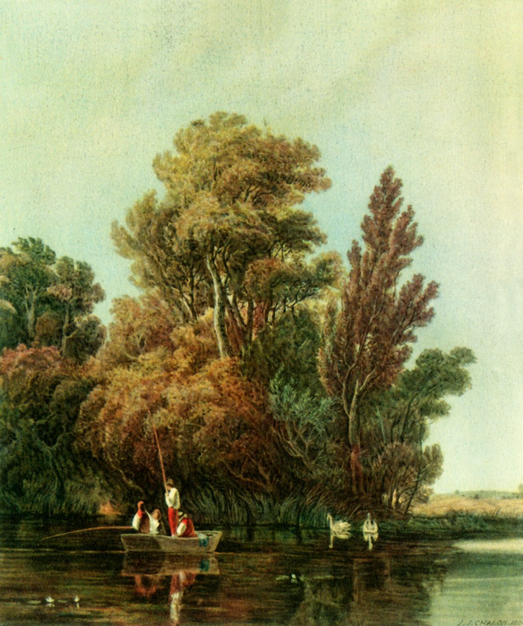 La piscina del pescador de John James Chalon