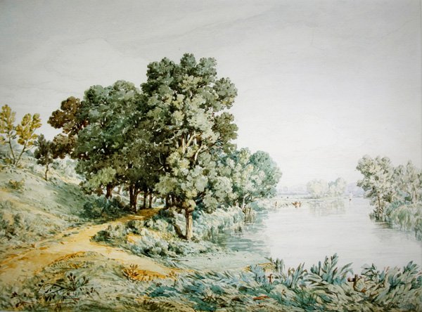 Postwick Grove en el río Yare de John Joseph Cotman