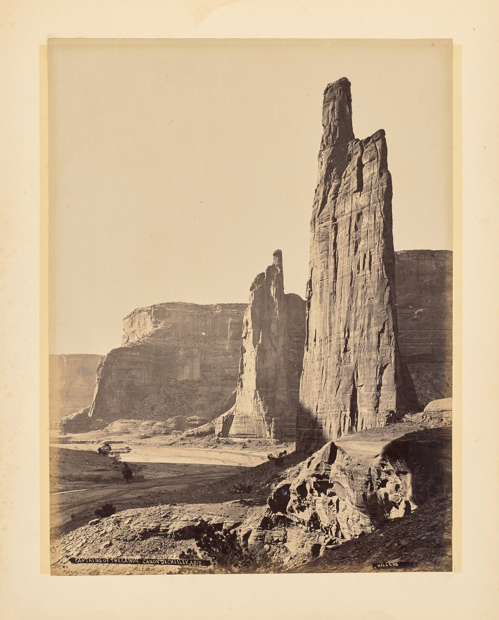 Jefes del cañón, Canyon de Chelly, Arizona de John K. Hillers