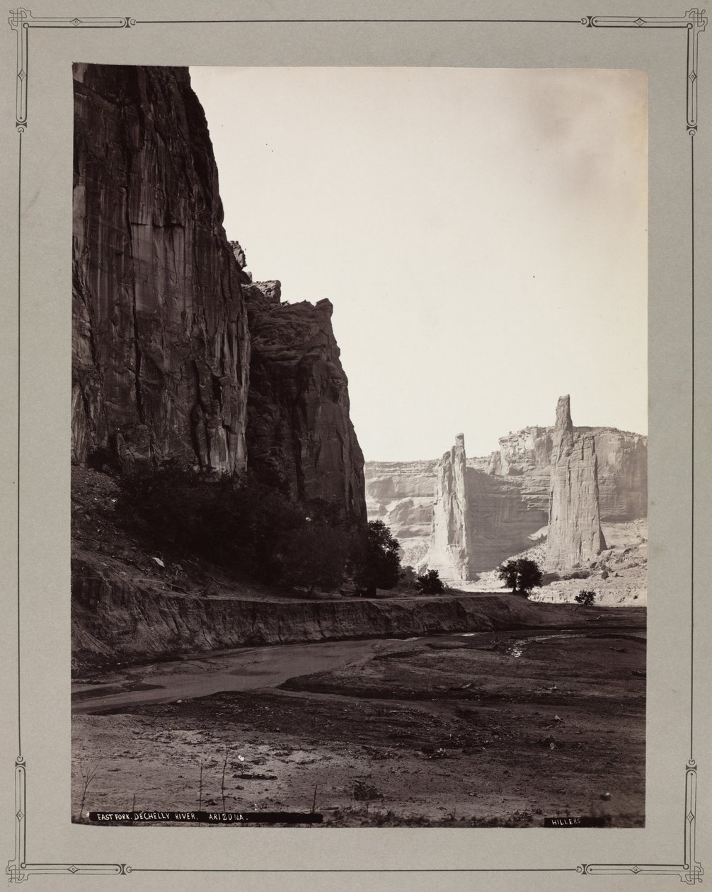 East Fork, del río Chelly, Arizona de John K. Hillers
