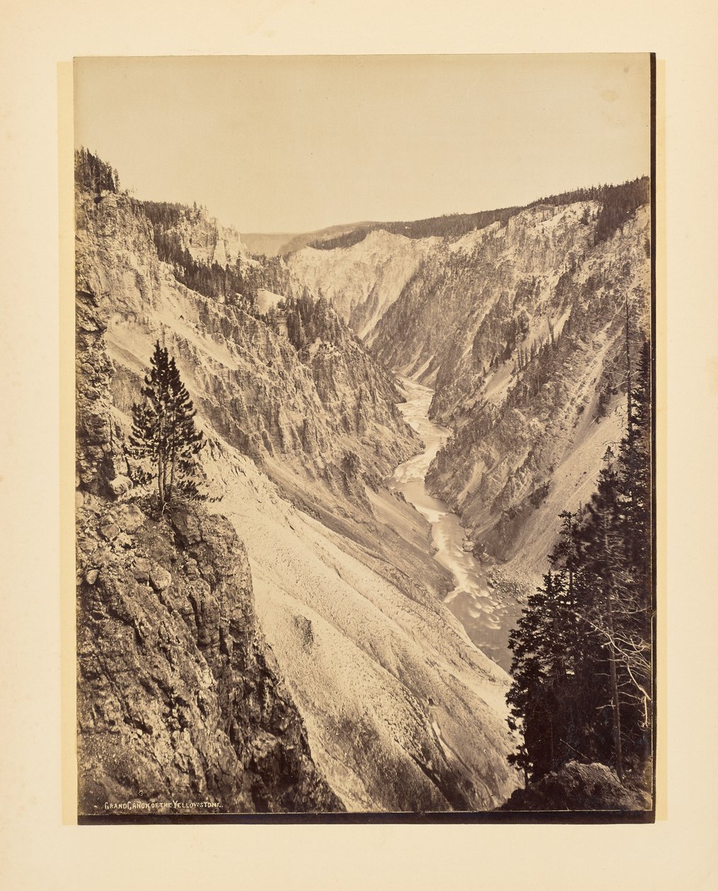 Gran Cañón del Yellowstone de John K. Hillers