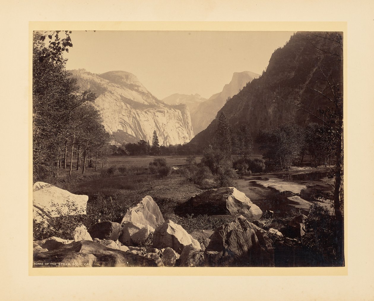 La tierra de los dioses de la tormenta, California de John K. Hillers