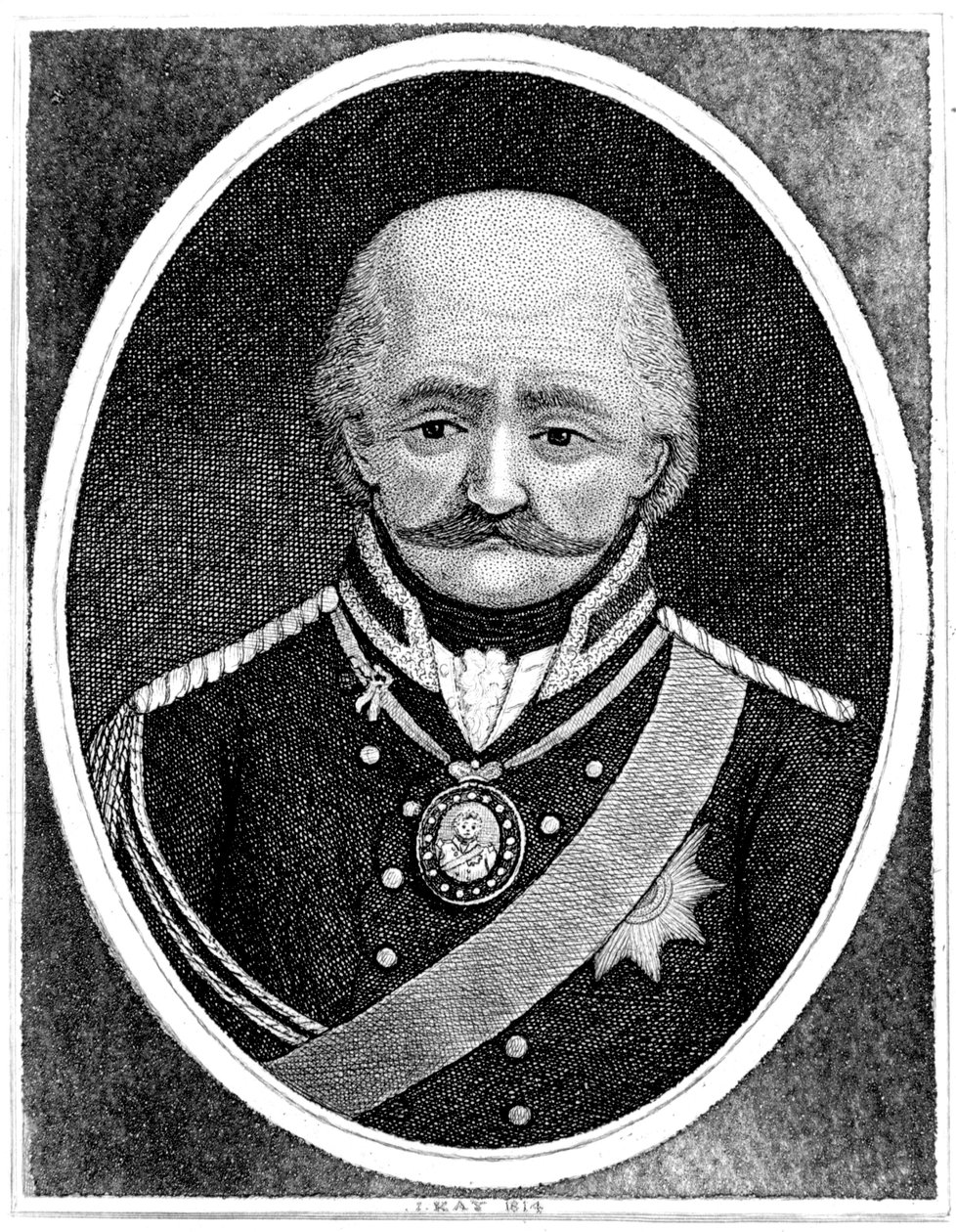 Gebhard Leberecht von Blucher, general prusiano, 1814 de John Kay