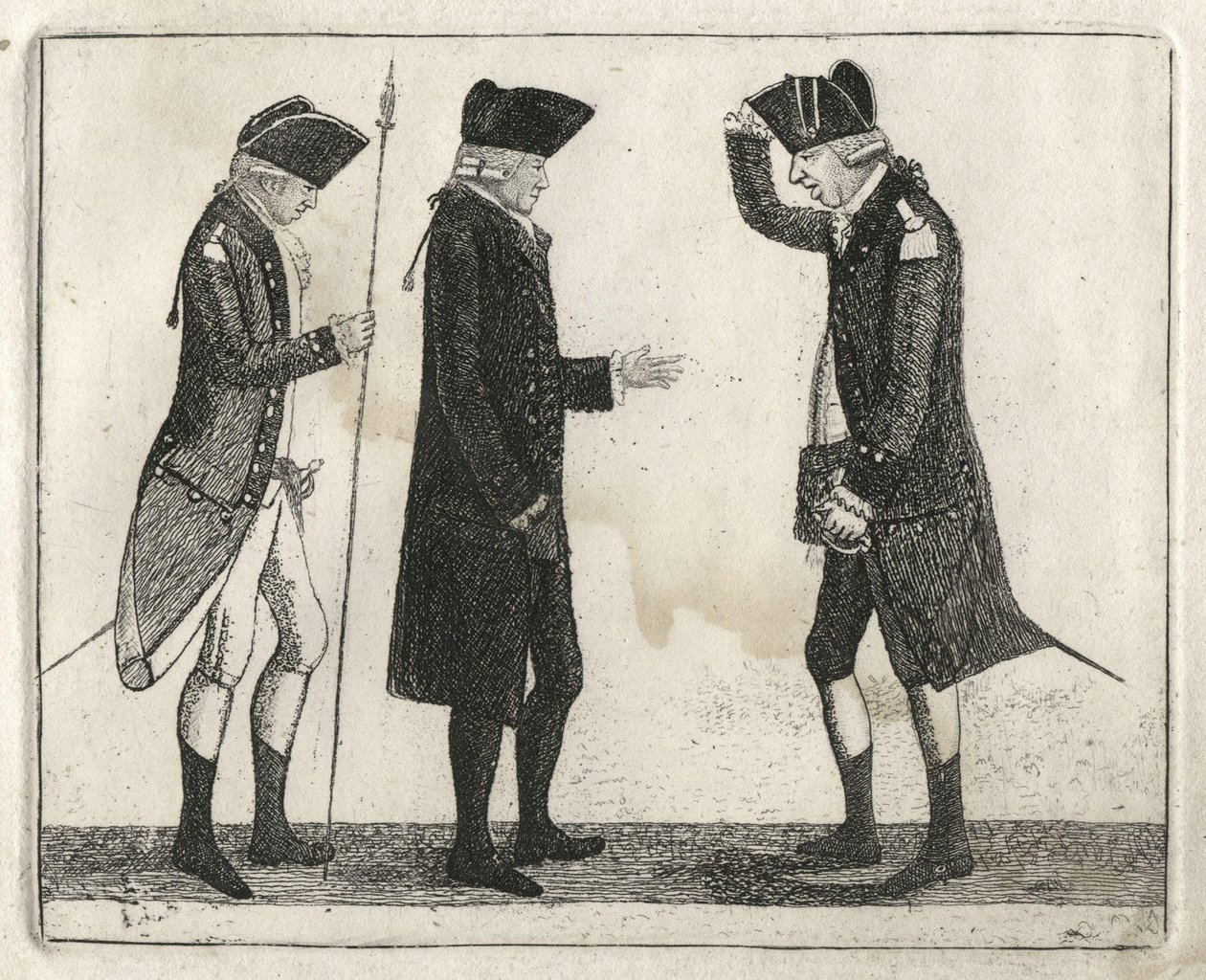 George Gordon; John Grieve; George Robertson por John Kay de John Kay