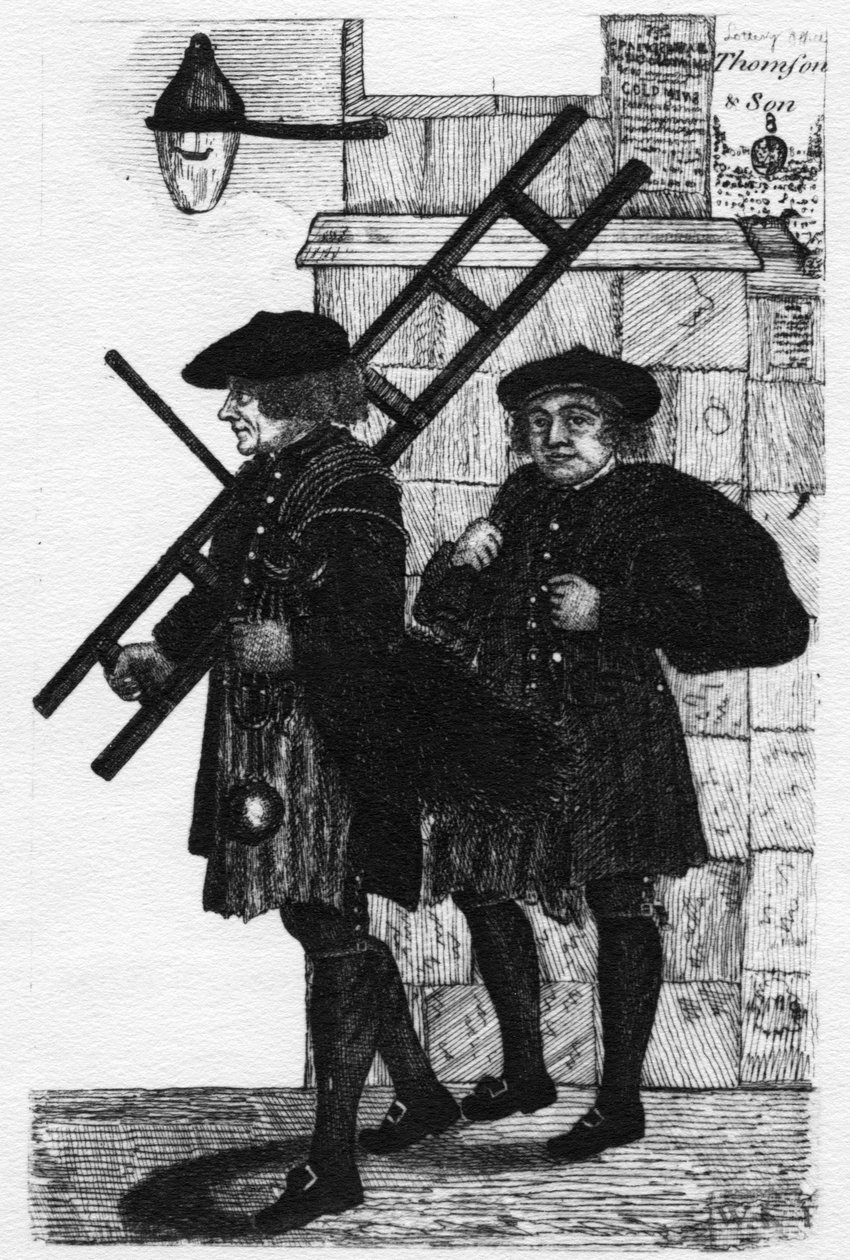 Los hombres de la Ciudad Tron, ilustración de 