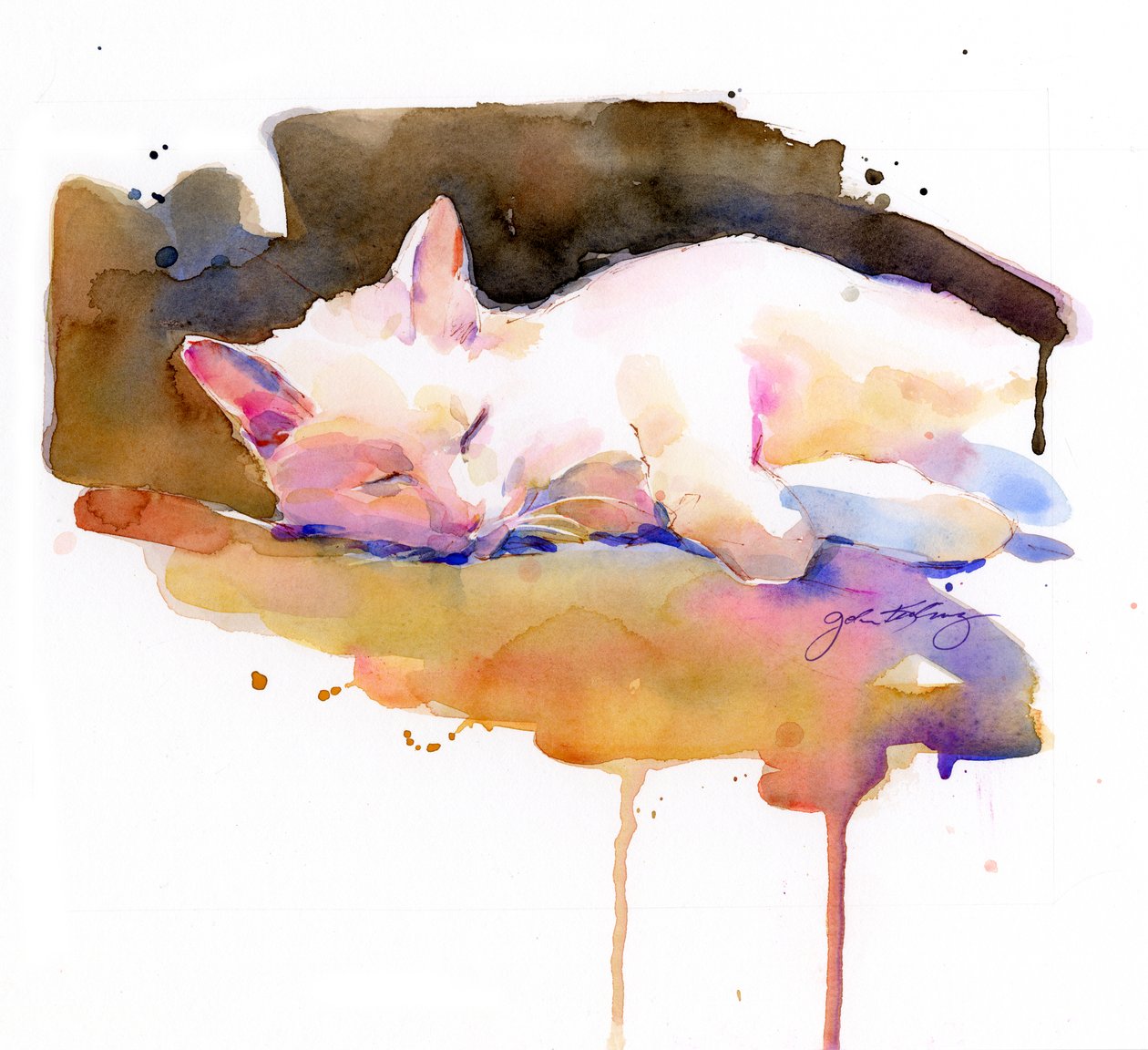 Bola de nieve durmiendo de John Keeling