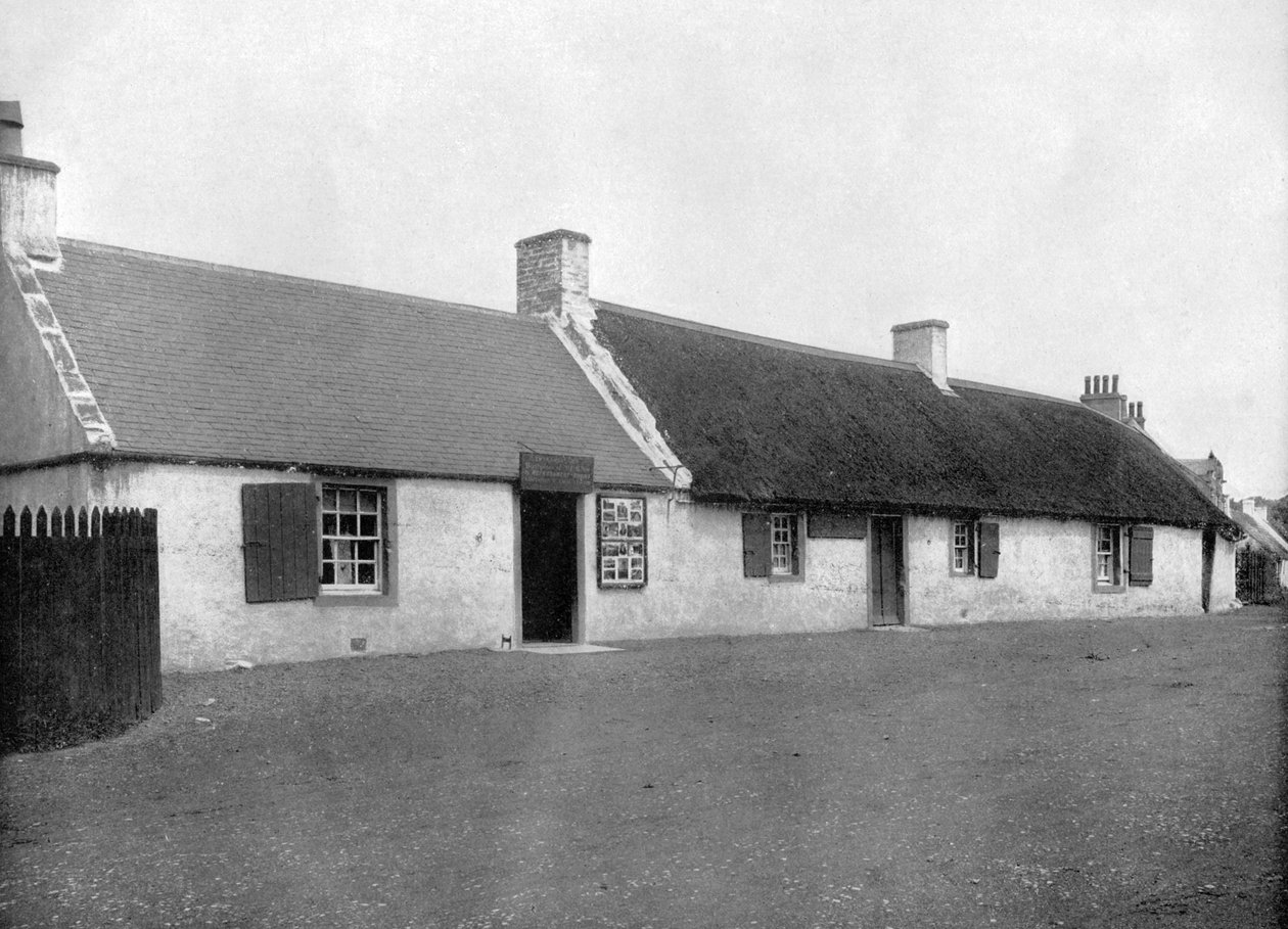 Cabaña de Burns, Escocia, 1893 de John L. Stoddard