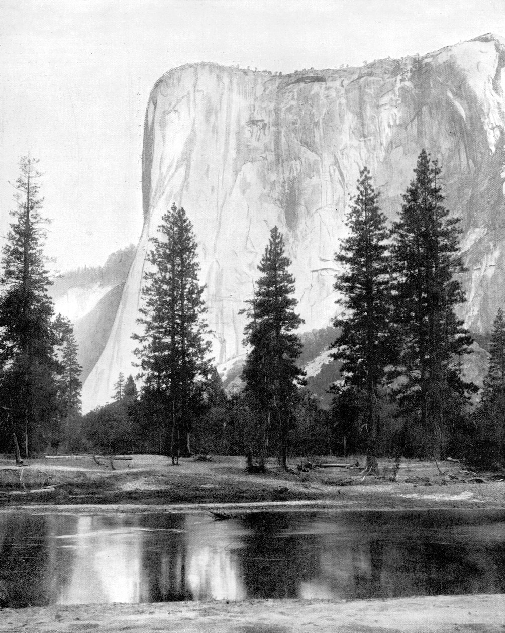 El Capitán, Valle de Yosemite, California, EE.UU., 1893 de John L. Stoddard