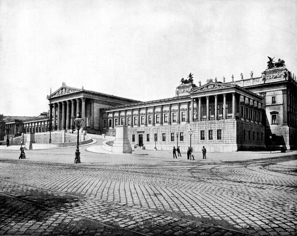 Casas del Parlamento, Viena, 1893 de John L. Stoddard