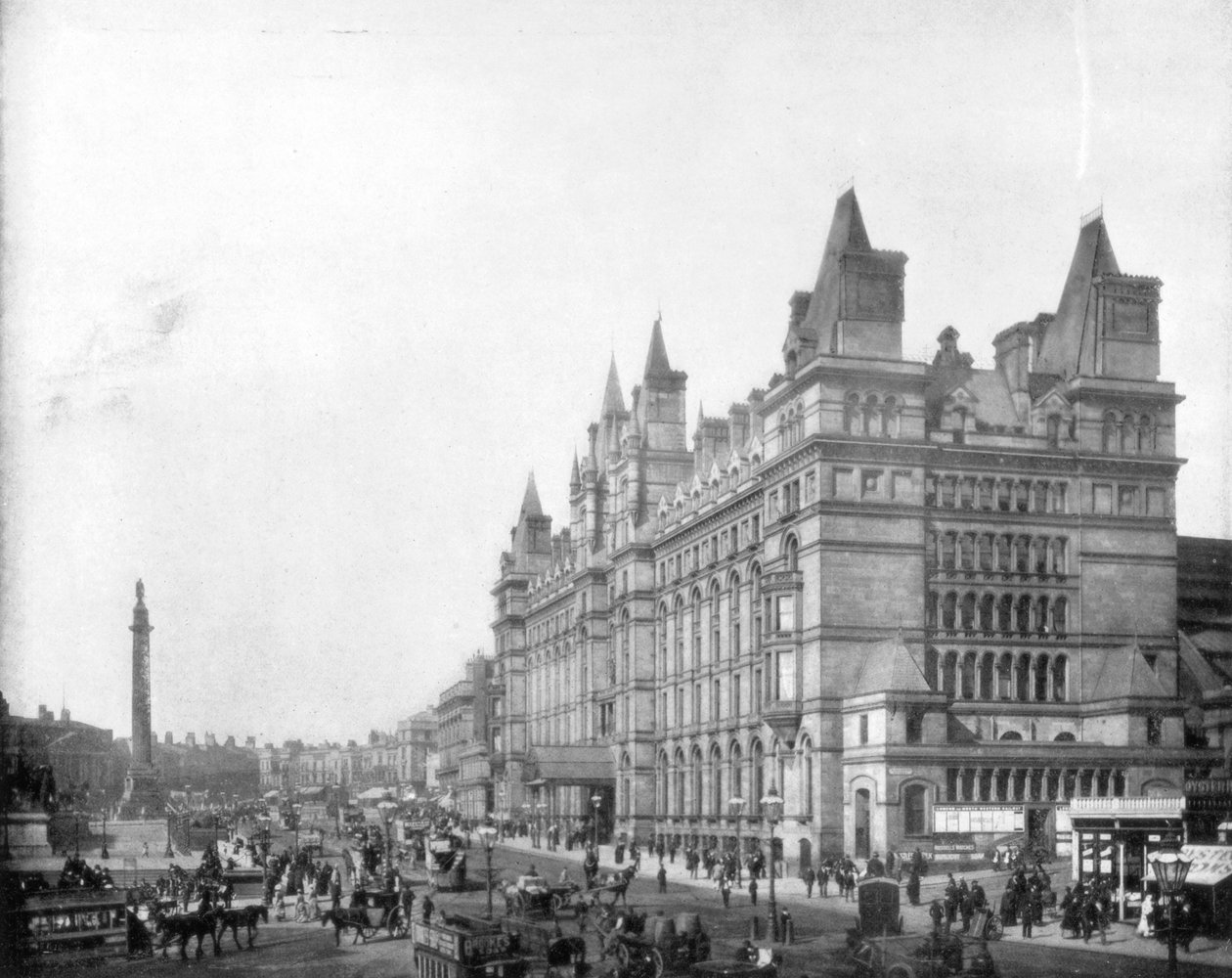 Calle Lime, Liverpool, Inglaterra, finales del siglo XIX de John L. Stoddard