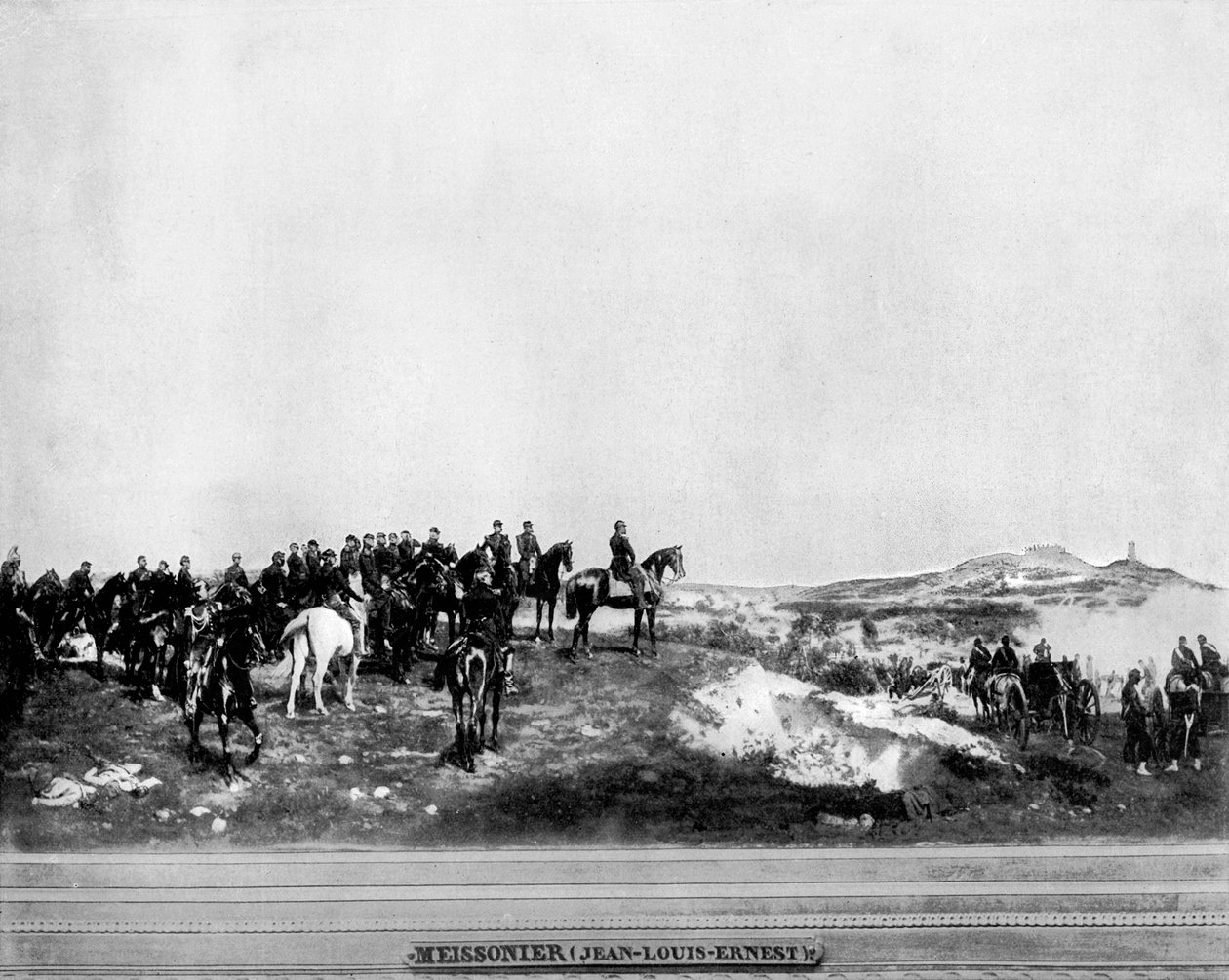 Napoleón III en la Batalla de Solferino, 1859, 1893 de John L. Stoddard