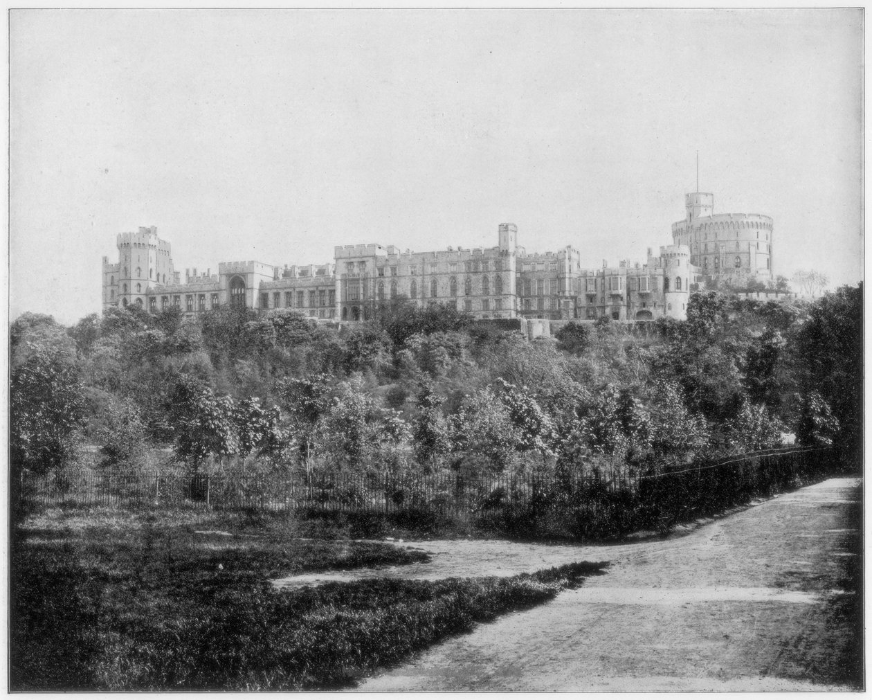 Castillo de Windsor, Inglaterra, finales del siglo XIX de John L. Stoddard