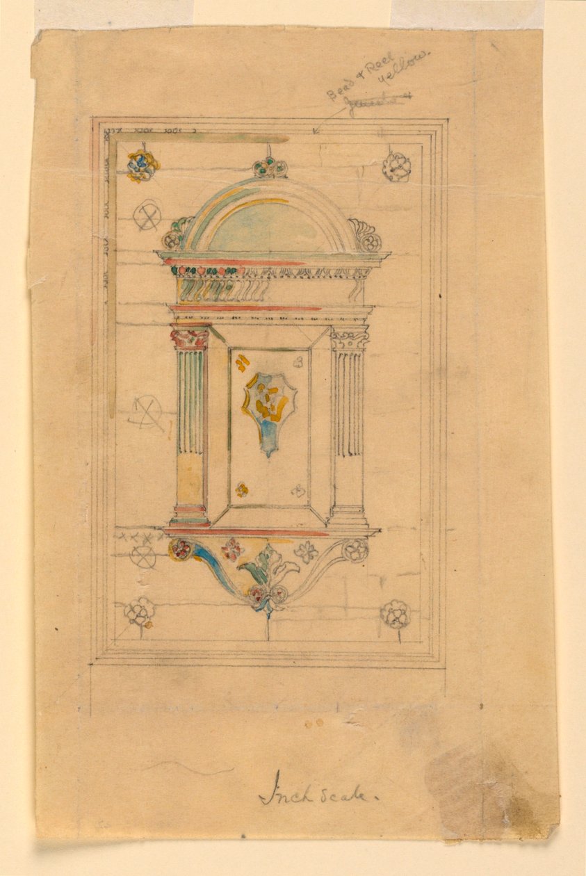 Diseño para un Nicho de Pared de John La Farge