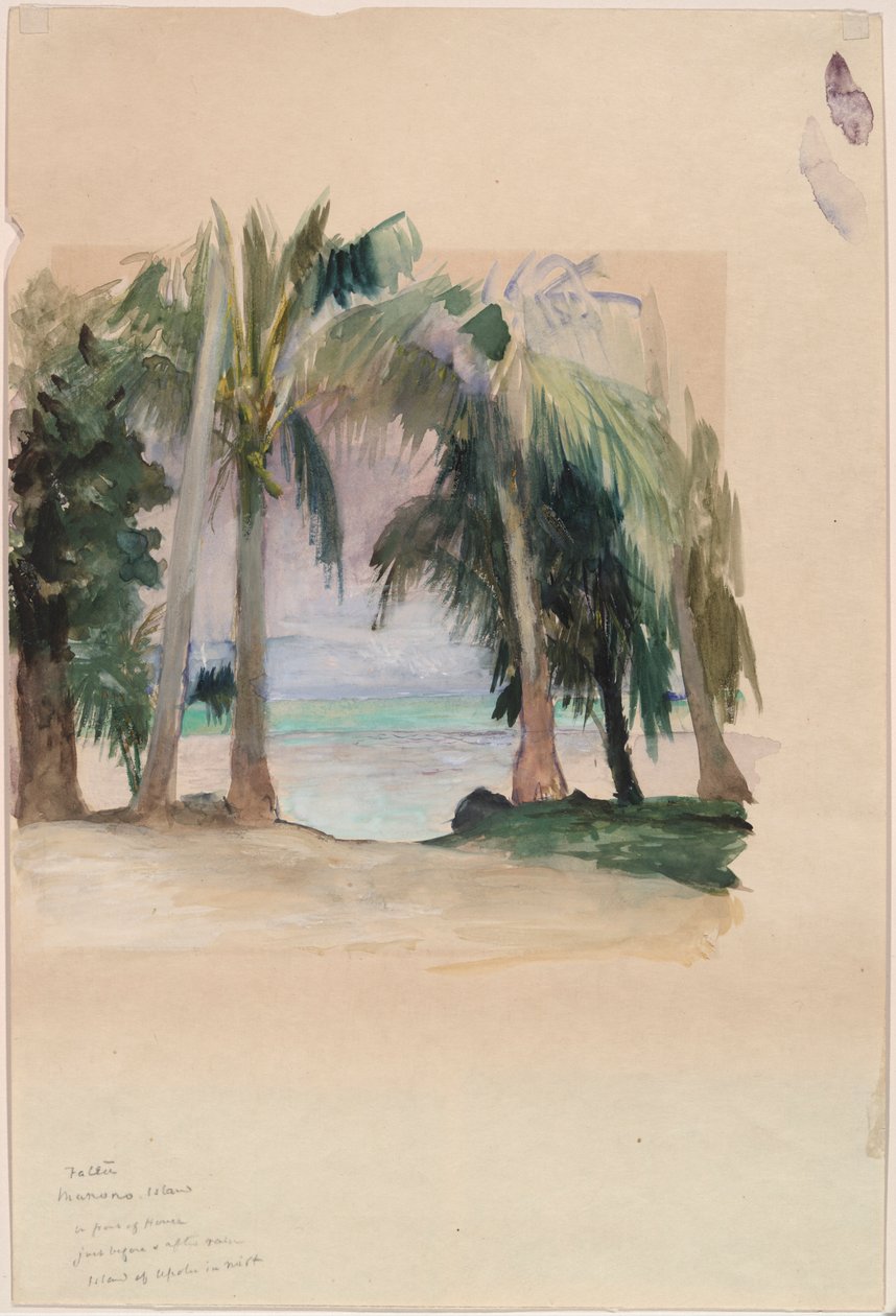 palmeras junto al mar de John La Farge