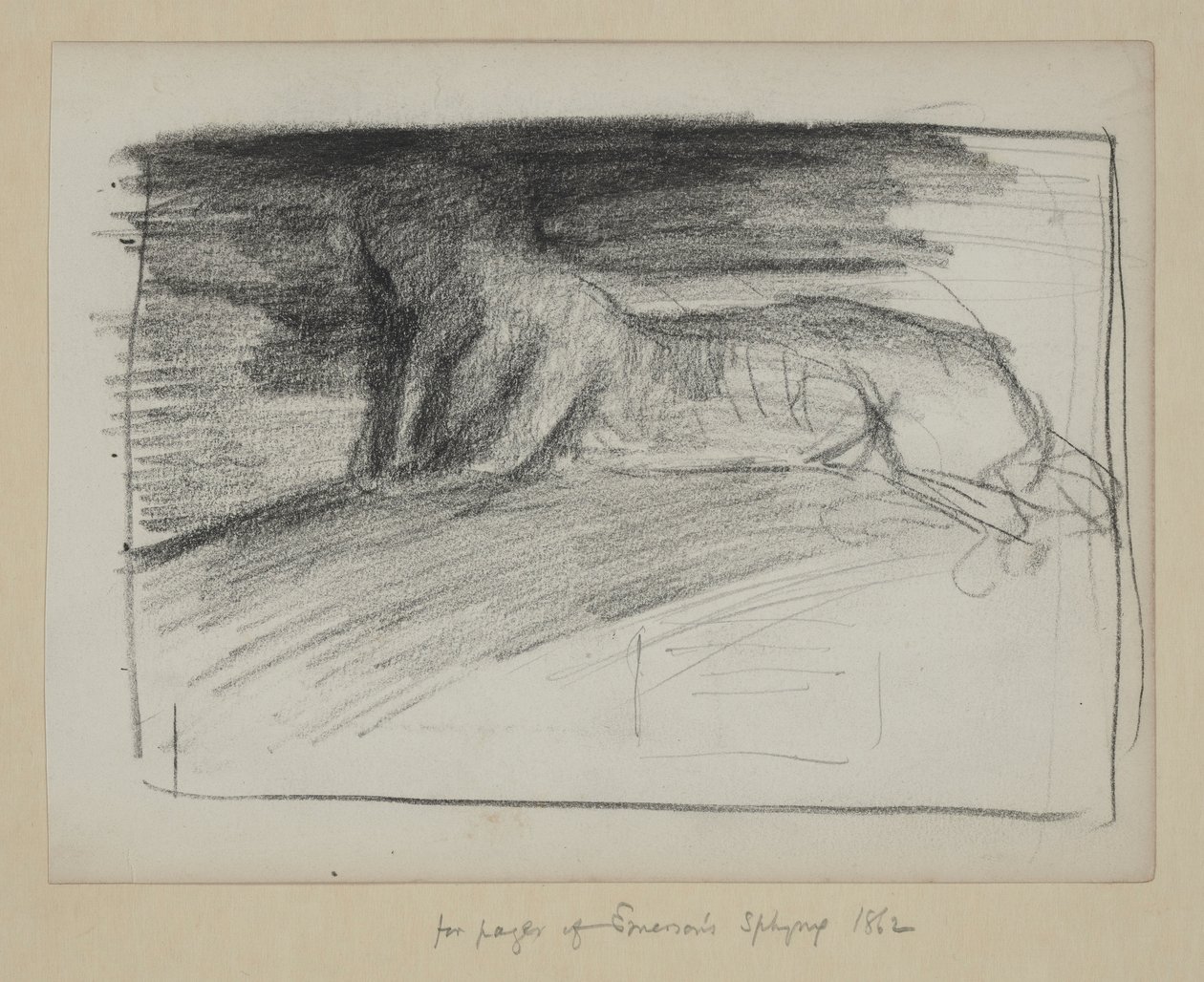 Estudios para Emerson de John La Farge