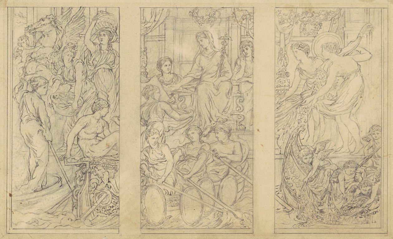 Estudio para "Comercio" de John La Farge