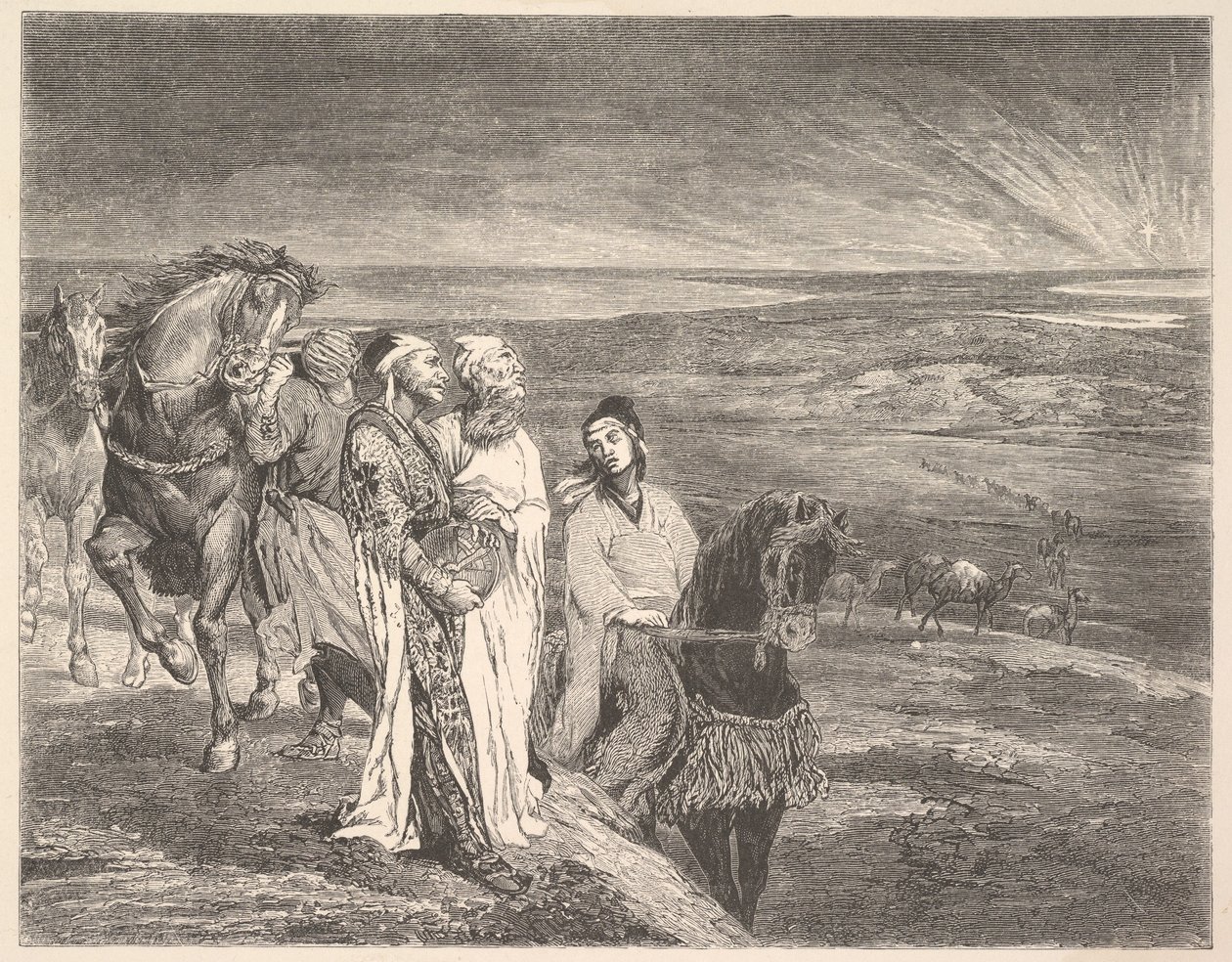 Los sabios del Oriente, 1868 de John La Farge