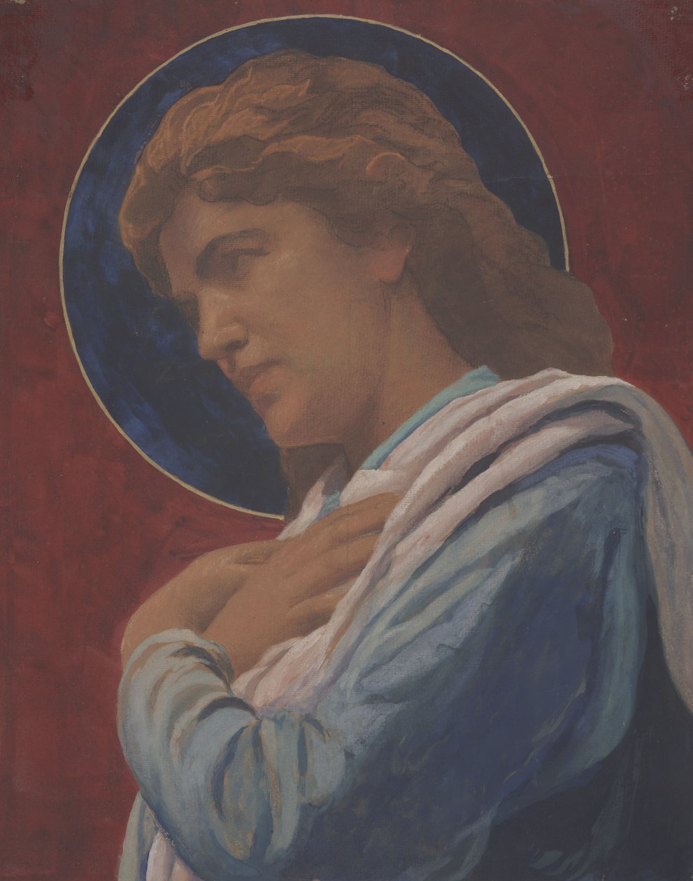 Un santo de John La Farge or Lafarge