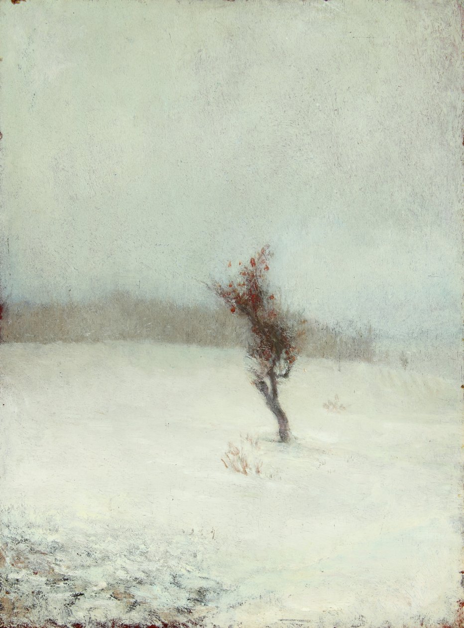 Tormenta de nieve 1865 (Óleo sobre tabla) de John La Farge or Lafarge