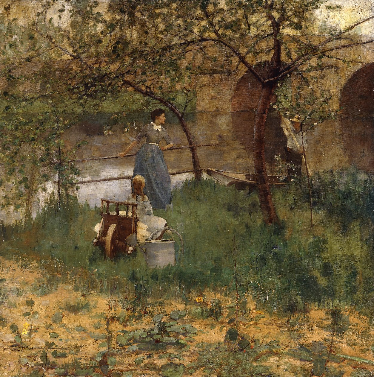 En el Loing de John Lavery
