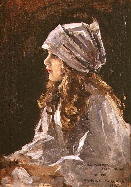 Retrato de la Hija del Artista, Alice de John Lavery