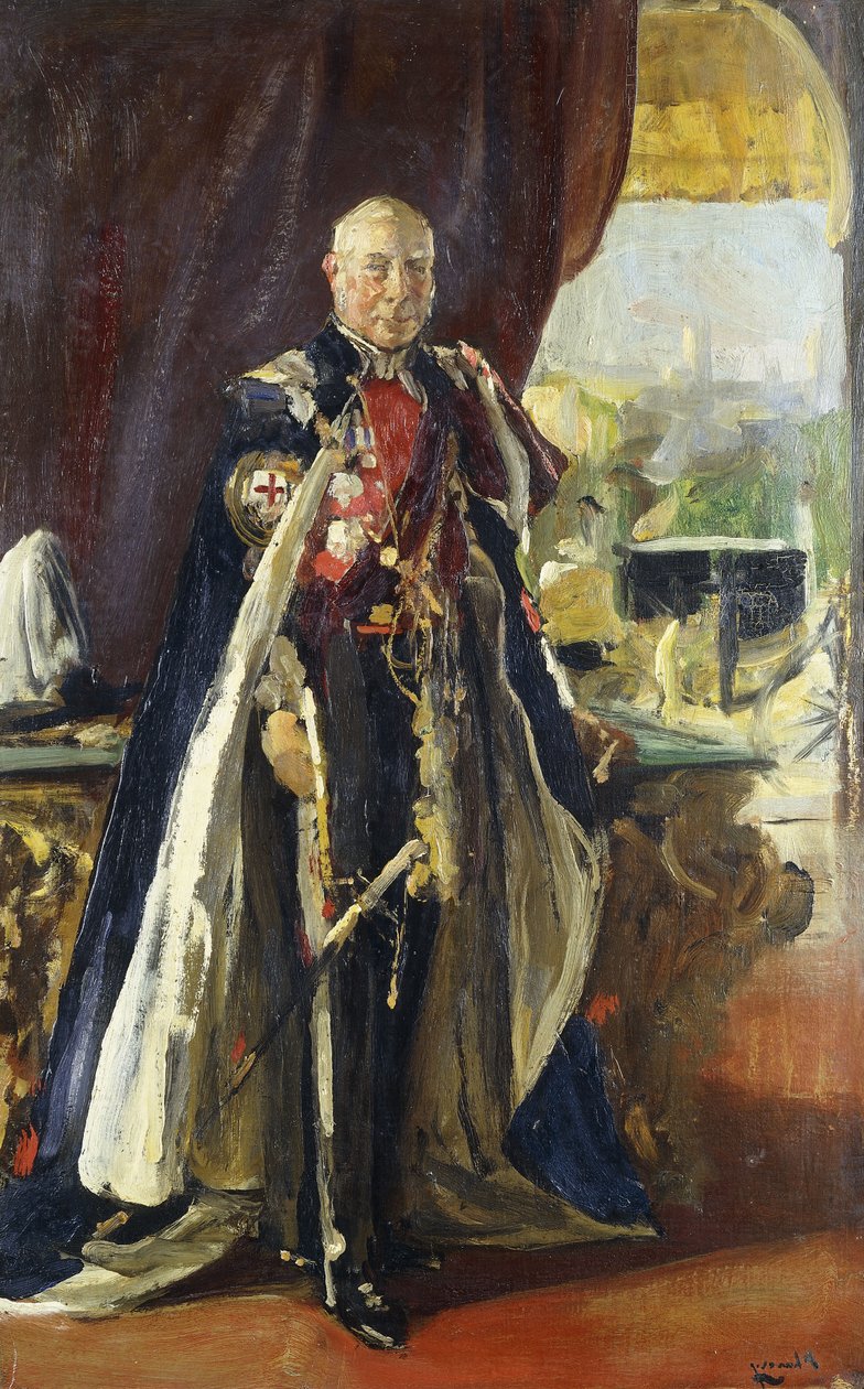 Retrato del Conde de Lonsdale de John Lavery