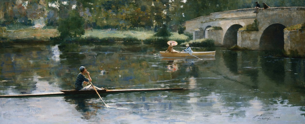 El Puente en Grez de John Lavery
