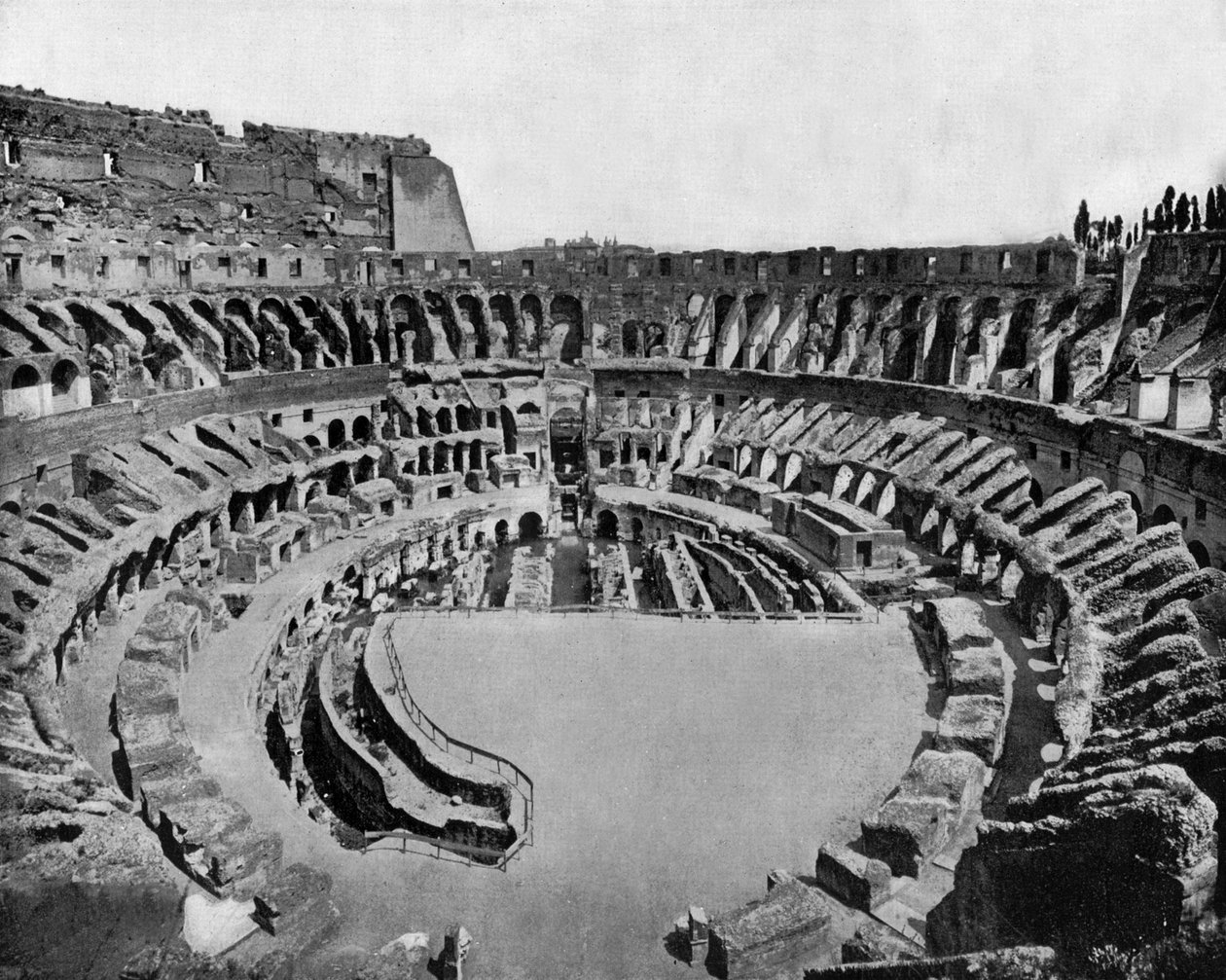 El Coliseo en Roma (inaugurado en 80 d.C.) de John Lawson Stoddard