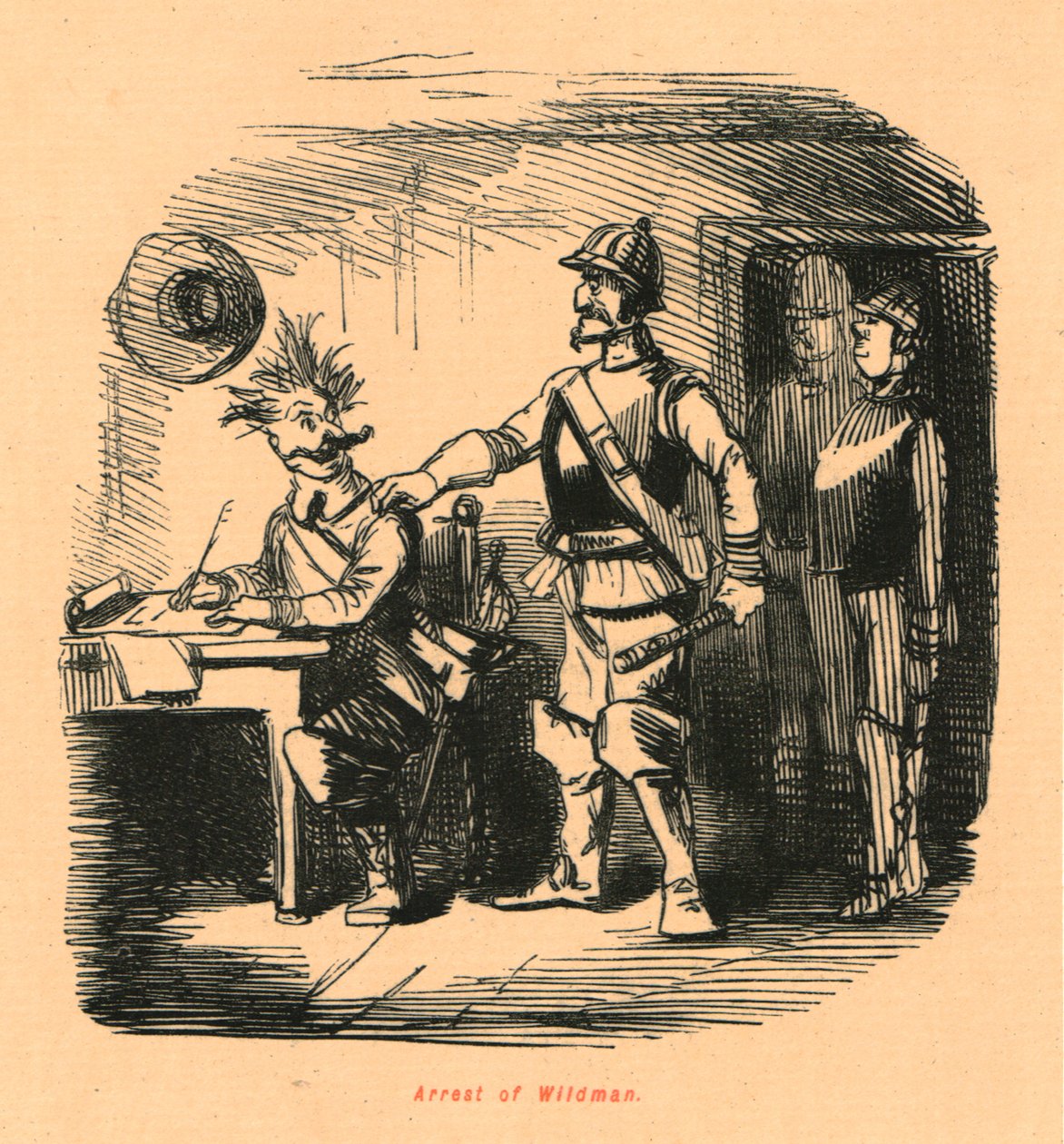 Arresto de Wildman de John Leech