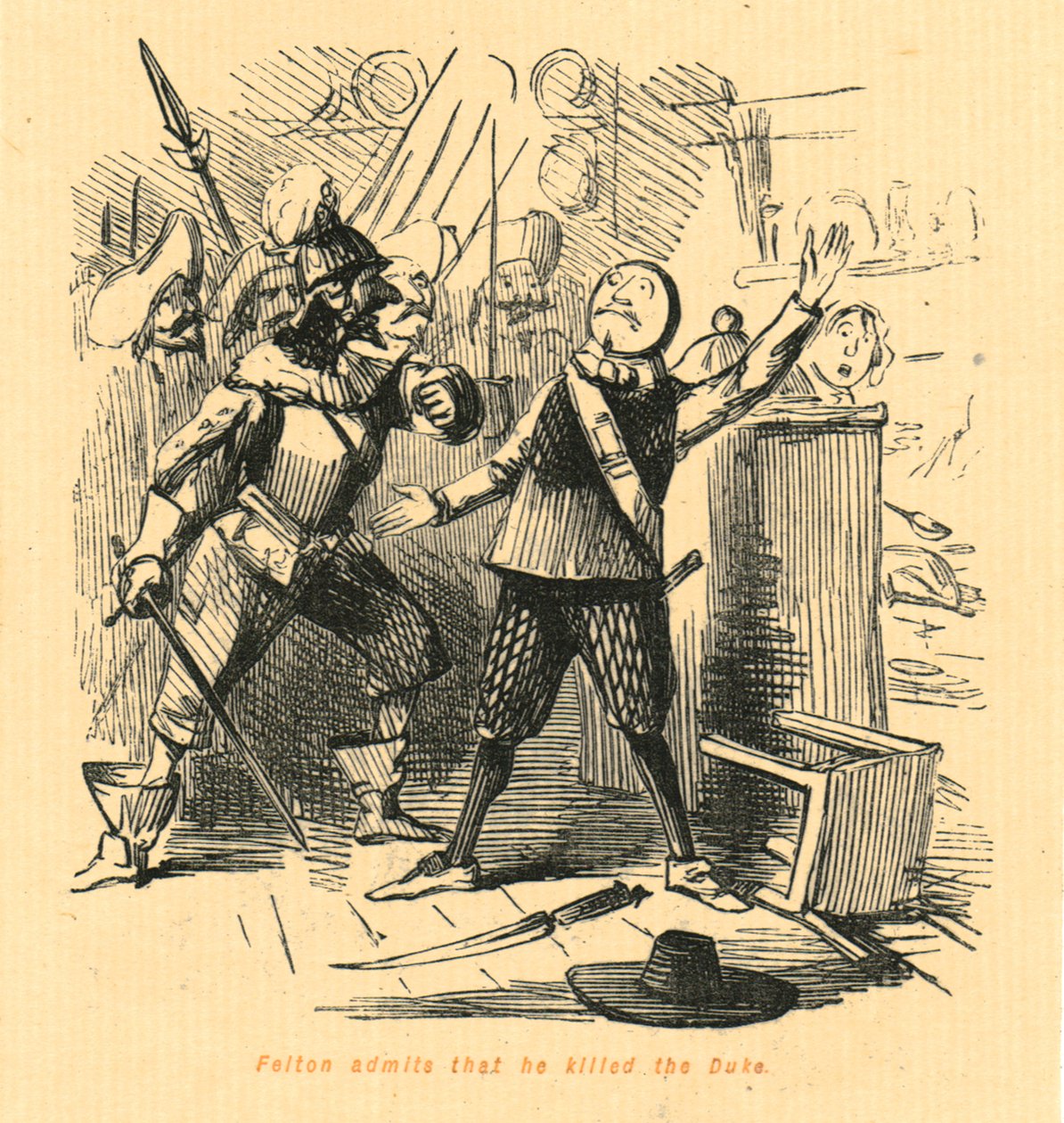 Felton admite que mató al duque, 1897 de John Leech