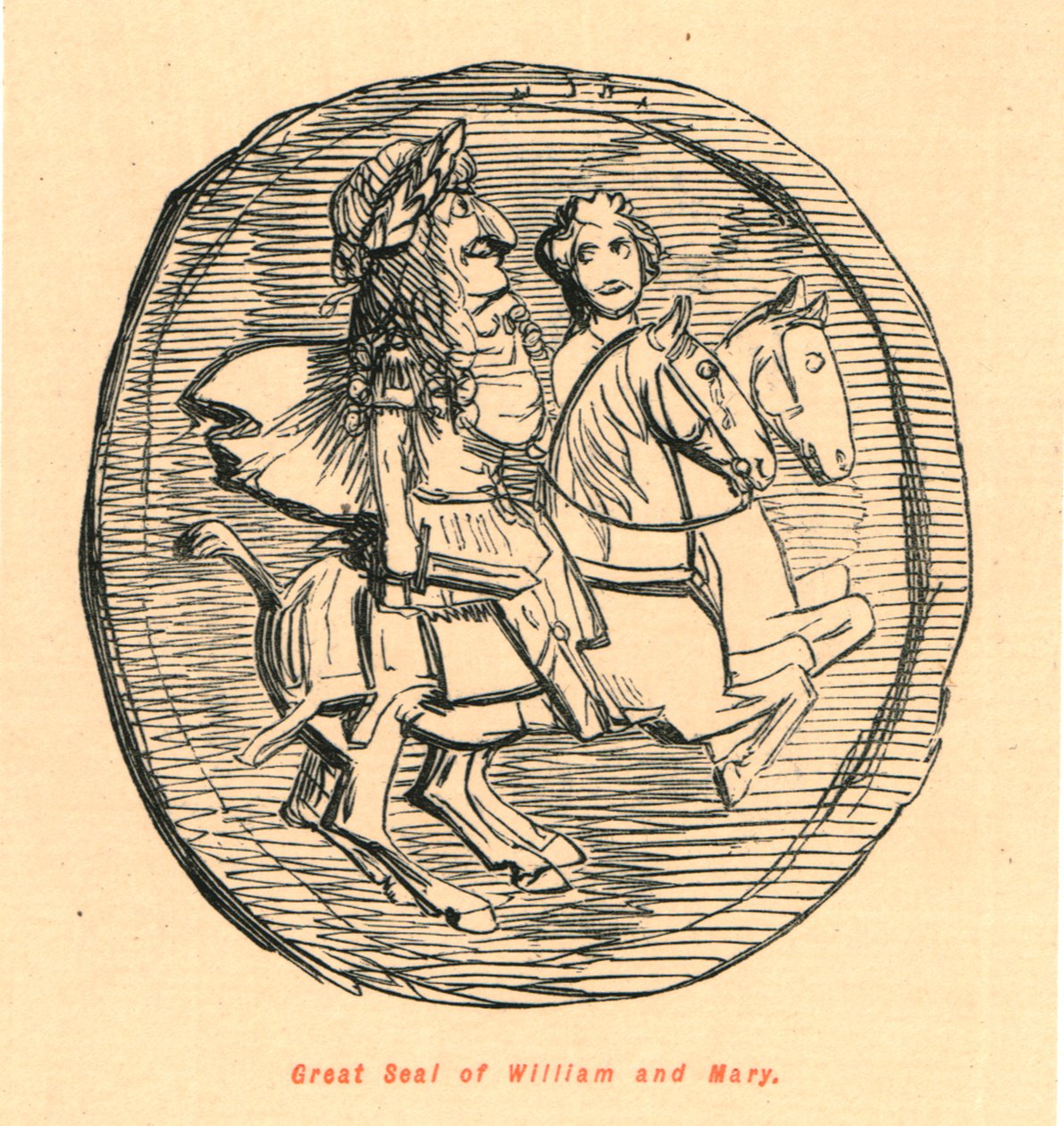 Gran Sello de Guillermo y María, 1897 de John Leech