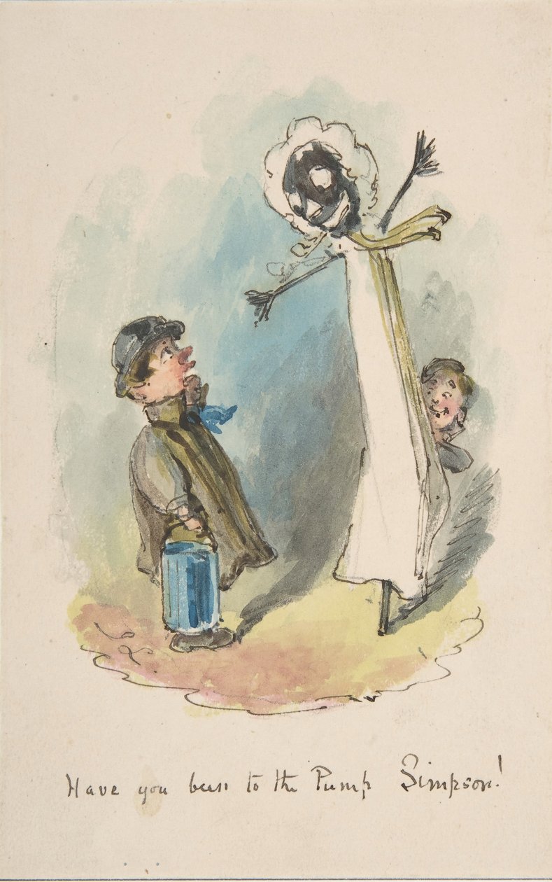 ¿Has estado en la bomba, Simpson, 1837-64? de John Leech