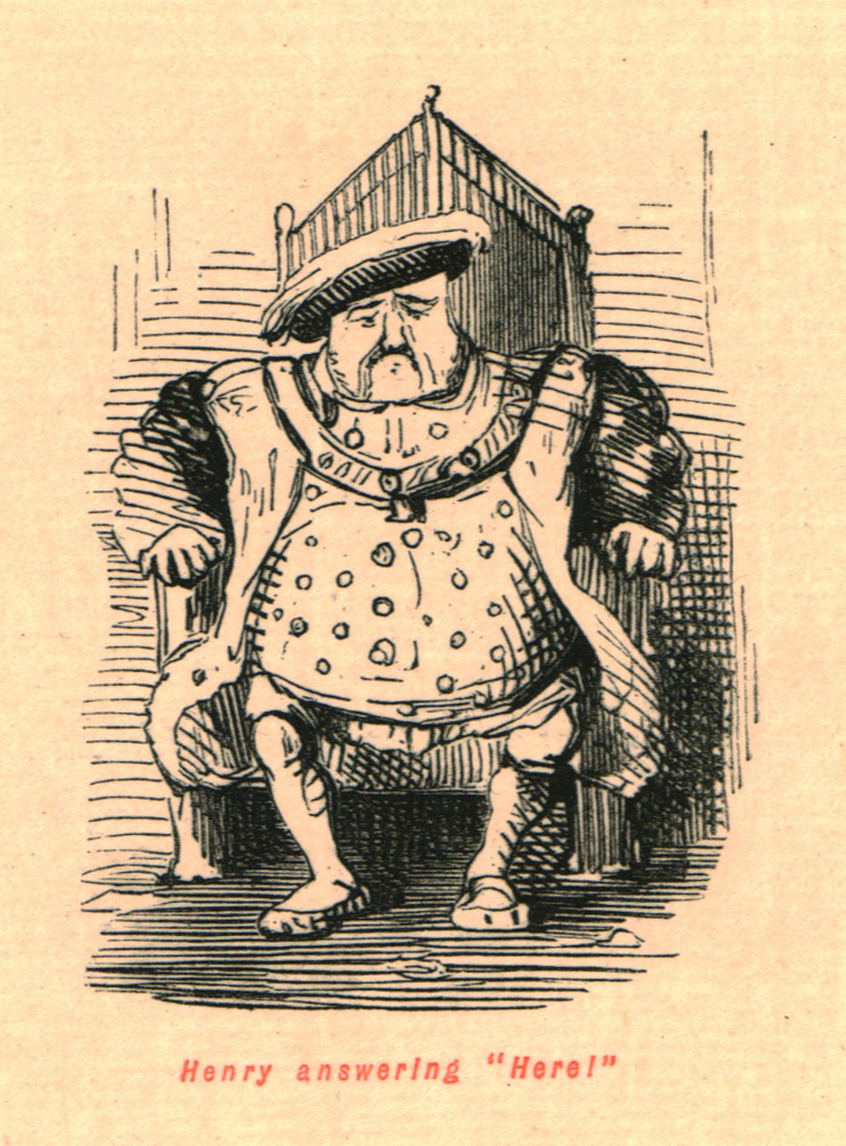Henry respondiendo ¡Aquí!, 1897 de John Leech