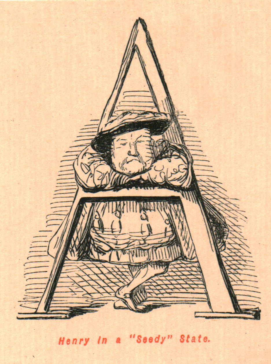 Henry en un estado lamentable de John Leech