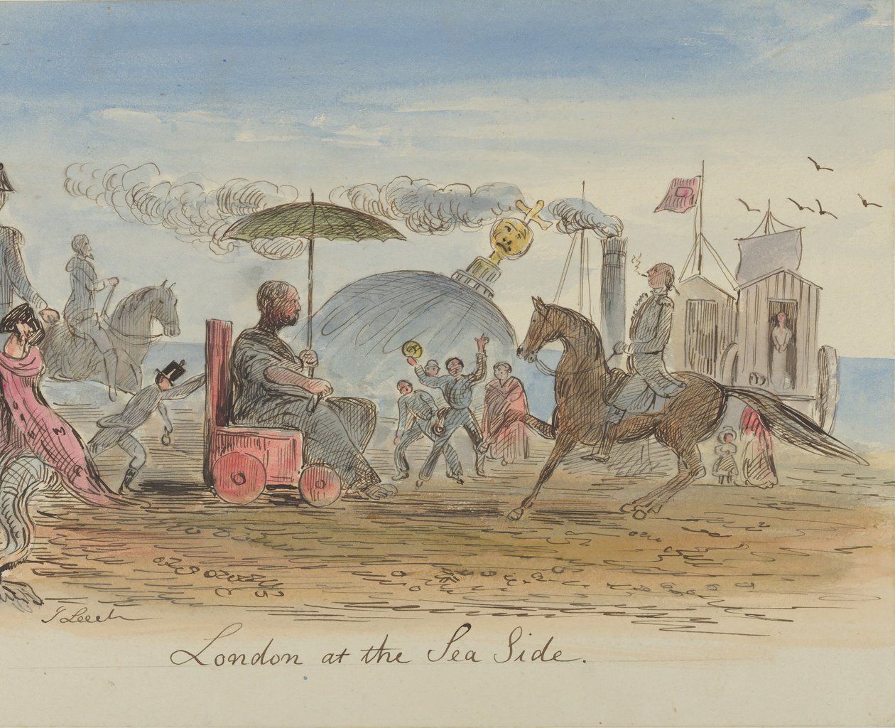 Londres en la costa, 1830-64 de John Leech