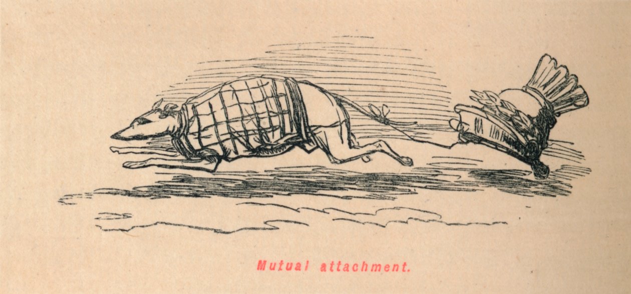 Apego mutuo, 1852 de John Leech